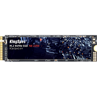 NE-2TB2280 Твердотельный накопитель/ Kingspec SSD NE-2TB 2280, 2048GB, M.2(22x80mm), NVMe, PCIe 3.0 x4, R/W 3000/1900MB/s, IOPs н.д./н.д., TBW 2000, DWPD 0.89 (3 года)