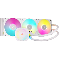 CW-9061021-WW Система жидкостного охлаждения/ Water Cooling System Corsair iCUE LINK TITAN 360 RX RGB (360mm, White/ Fans: 3x120mm, 73.5CFM, 36dBA, 2100RPM/ S: 1851, 1700, AM5, AM4)