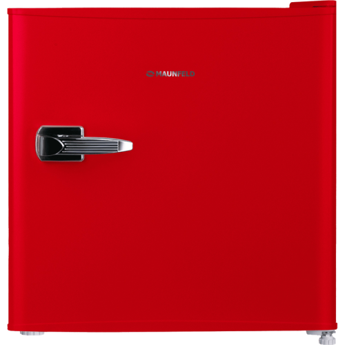 MFF50RR Холодильник MAUNFELD/ Компактный холодильник MAUNFELD, ВхШхГ 495х470х445 мм, 50 л, цвет красный, ретро стиль