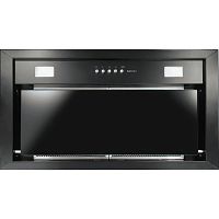 CBIN50.E10#ZZZN460F Встраиваемая вытяжка FALMEC BUILT-IN 50 MAX BK, серия Design, 52 см, электронное/кнопочное управление, светодиодное освещение, периметральное всасывание, 3 скорости, отвод/циркуляция, максимальная производительность 1040 м3/ч, угольный
