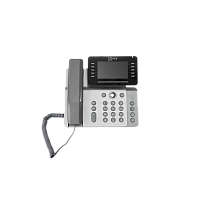 T25P-RU SIP телефон T25P-RU, 20 линий, 2х10/100/1000, 4,3" цветной дисплей 480*272, POE, 45 DSS клавиш