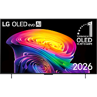 OLED42C6RLA.ARUG Телевизор 42'' LG/ 42'' OLED, Ultra HD, Smart TV(WebOS 26), Wi-Fi 6, Bluetooth v 5.3, MR NFC, 120Hz Native (VRR 165Hz), 2.0ch 20Вт, 4хHDMI, 2хUSB, 2 Pole, черный металл, 2026