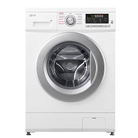 F1296HDS1 Стиральная машина LG/ Стиральная машина LG, отдельностоящая, ВхШхГ 850х600х440 мм, загрузка 7 кг, 1200 об/мин, LED дисплей, инверторный мотор с прямым приводом, пар, отсрочка старта, энергоэффективность А, цвет белый