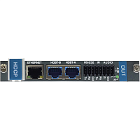 DTAxr-OUT2-F16/STANDALONE Модуль c 2 выходами HDBaseT (витая пара); поддержка 4К60 4:2:0/ DTAxr-OUT2-F16/STANDALONE [20-70008898]