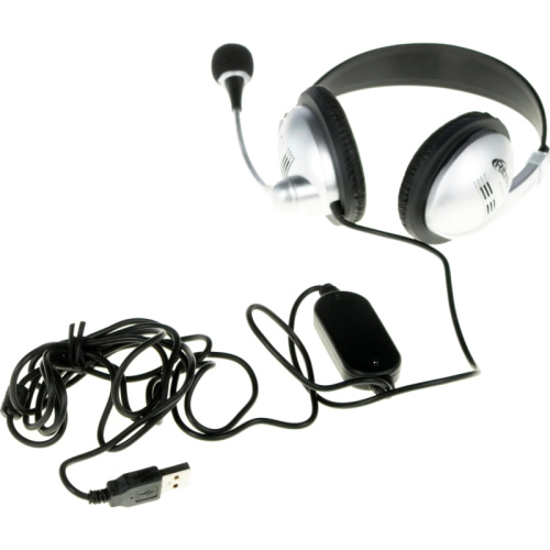 4660004540221 Гарнитура/ Гарнитура RITMIX RH-533USB Серебристый (2.4м) фото 5 4660004540221 Гарнитура/ Гарнитура RITMIX RH-533USB Серебристый (2.4м) фото 5