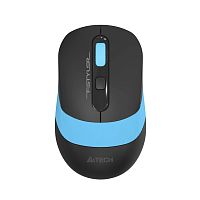 FG10SBLUE Мышь A4Tech Fstyler FG10S черный/синий оптическая 2000dpi silent беспров. USB для ноутбука 4but (FG10S BLUE)