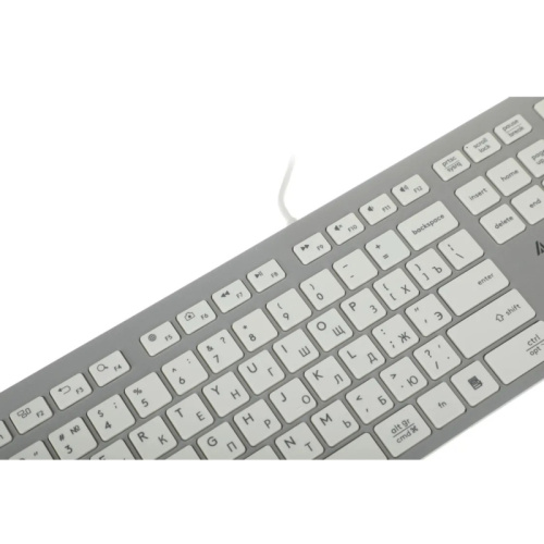 FX50WHITE Клавиатура A4Tech FX50 белый USB slim Multimedia (FX50 WHITE) каб.:1.5м фото 4 FX50WHITE Клавиатура A4Tech FX50 белый USB slim Multimedia (FX50 WHITE) каб.:1.5м фото 4