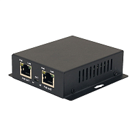 SW-8030/D Удлинитель/ OSNOVO PoE удлинитель/ коммутатор гигабитный на 3 RJ45 порта, 2*10/100/1000 Base-T) с PoE (до 28W), 1 *10/100/1000 Base-T Uplink с питанием по PoE (Вх. мощность до 60W), PoE суммарно до 56W