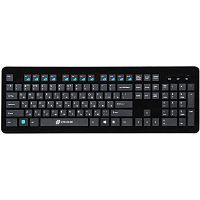 368218 Клавиатура Oklick 870S черный USB беспроводная slim Multimedia
