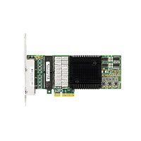 LRES8001PT-BP Сетевая карта/ PCIe x4 1G 4-port RJ-45 Cooper Bypass Adapter 10/100/1000Mbps (Intel I350)
