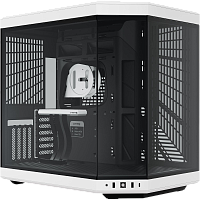 CS-HYTE-Y70-BW Корпус без блока питания/ Case HYTE Y70, Midi-Tower, TG, no fans, 2xUSB-A 3.2, 1xUSB Type-C, E-ATX, ATX, mATX, mITX Black Panda