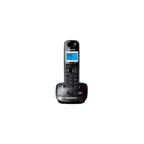 KX-TG2521RUT Р/Телефон Dect Panasonic KX-TG2521RUT темно-серый металлик автооветчик АОН фото 2