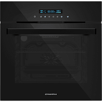 AEOD6063BM Встраиваемый духовой шкаф Maunfeld/ Встраиваемый духовой шкаф MAUNFELD, 60 см, 6 режимов, объем 60 л, сенсорное управление, таймер, гриль, дисплей, макс. температура 250 градусов, цвет черный