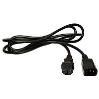 LAN-PP13/14-2.0-BK Кабель Lanmaster LAN-PP13/14-2.0-BK (упак.:1шт) 1м черный