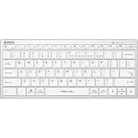 FBX51CWHITE Клавиатура A4Tech Fstyler FBX51C белый USB беспроводная BT/Radio slim Multimedia для ноутбука (FBX51C WHITE)