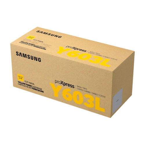 Тонер-картридж/ Samsung CLT-Y603L High Yield Yellow Toner Cartridge фото 2