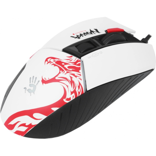 W95MAXNARAKA Мышь A4Tech Bloody W95 Max Naraka белый/рисунок оптическая 12000dpi USB 6but фото 8 W95MAXNARAKA Мышь A4Tech Bloody W95 Max Naraka белый/рисунок оптическая 12000dpi USB 6but фото 8