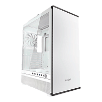 IE200WH Корпус без блока питания/ Case PCCooler IE200 WH, Midi-Tower, TG, 1x120mm ARGB, 1xUSB-A 3.0 + 2xUSB-A 2.0, E-ATX, ATX, mATX, mITX White