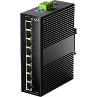 IG1008 Промышленный коммутатор/ 8-Port Aluminum Industrial Switch, 1000Mbps 8-Port RJ45, Din-rail design, Power supply: DC 9.6~57V work temperature:-40 °C-75°C, Power Adapter Not Included