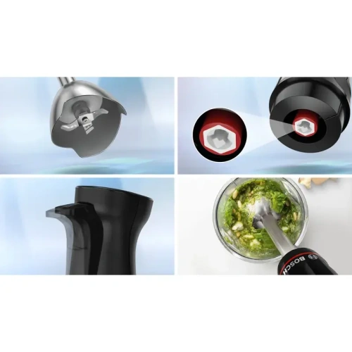 MSM4B623 Блендер Bosch/ Блендер Bosch, погружной, мощность 1000 Вт, механическое управление, 5 насадок, цвет черный фото 8