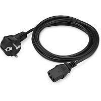 KP-PC-EURO-C13-1.5M Кабель KingPrice KP-PC-Euro-C13-1.5m Евровилка угловой IEC C13 1.5м черный
