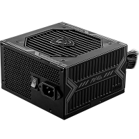 306-7ZP2B11-CE0 Блок питания ПК/ Power Supply MSI MAG A650BN, 650W 80+ Bronze (ATX, 3.0, Non modular, 1x24(20+4)pin, 1xCPU 8(4+4)pin, 2xPCIe*2 8(6+2)pin, 5xSATA3, 2xMOLEX4pin, Active, 120x120mm, 150x140x86mm, APFC, black)