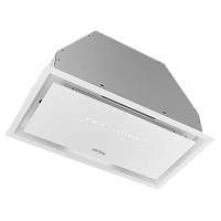 KHI6997GW Вытяжка Korting/ Полностью встраиваемая, в шкаф шириной 60 см, электронное сенсорное управление TOUCH SLIDER, 5 режимов, 950 м3/ч., таймер, сенсор дыма и пара (с функцией автоматического включения), пульт ДУ, алюминиевые жировые фильтры, и, LED