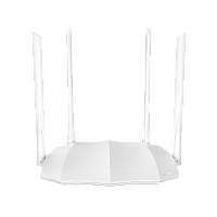 AC5 Маршрутизатор/ Tenda WiFi Router AC5 (WLAN 867 Mbps, Dual-band 2.4GHz+5.1GHz, 802.11ac+3xLAN RG45 10/1000+1xWAN GBL) 4x 5dBi ext Antenna