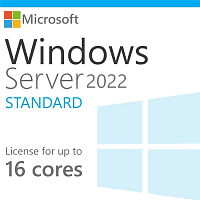 P73-07368 Лицензия на ПО/ Windows Server 2022 Standard 16 CoreLic x32/x64 OnlyDwnLd C2R NR