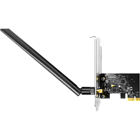 WE650 Адаптер Wi-Fi/ AC650 Dual Band Wi-Fi PCIe Adapter, 433Mbps at 5GHz + 200Mbps at 2.4GHz,1 5dBi Antenna, Windows 10/11, Dual Brackets, Windows 10/11;