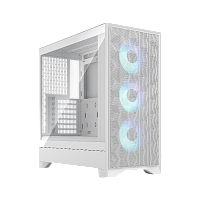 FD-C-POA2A-04 Корпус ПК без блока питания/ Case Fractal Design Pop 2 Air TG RGB, Midi-Tower, 3x120mm, 1xUSB-C + 1xUSB-A 3.2 ATX, mATX, mITX White