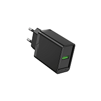 FABB0-EU Сетевое зарядное устройство Vention на 1 порт USB A QC 3.0 2.4A Черный