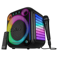 SV-022853 SVEN PS-880, черный, акустическая система 1.0, мощность 110 Вт (RMS), Bluetooth, FM, USB, microSD, LED-дисплей, встроенный аккумулятор