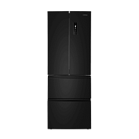 MFF180NFBE01 Холодильник MAUNFELD/ Холодильно-морозильная комбинация, French Door, 180х71.5х64.5 см, Total No Frost, Инверторный компрессор, зона свежести, Цвет черный