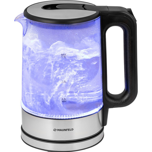 MGK-612BK Чайники MAUNFELD/ Чайник, 2200 Вт, 1.7 л., стекло, подсветка фото 5