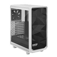 FD-C-MES2C-05 Корпус ПК без блока питания/ Case Fractal Design Meshify 2 Compact TG Clear Tint, Midi-Tower, 2x140mm + 1x120mm, 2xUSB-A 3.2 + 1xUSB 3.2 Type-C ATX, mATX, mITX White