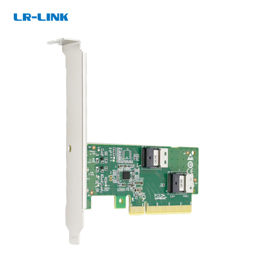 LRNV9F12 Адаптер для SSD/ PCIe x8 to Two SlimSAS SFF-8654 4i Adapter фото 2