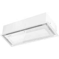 MZR60LuxWhite ВЫТЯЖКА MAUNFELD/ Полновстраиваемя, 60 см, 1250 м3/ч, 55дБ, 4 скорости, сенсорное управление, пульт ду, таймер, белое стекло (Фильр CF-172C 2шт не входит в комплект)