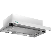 940978 GOOD, Кухонная вытяжка ELIKOR Интегра GLASS 50Н-400-В2Д нерж/стекло белое