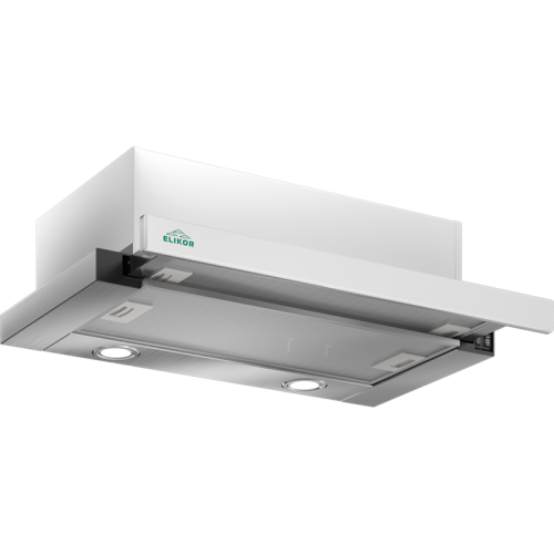 940978 GOOD, Кухонная вытяжка ELIKOR Интегра GLASS 50Н-400-В2Д нерж/стекло белое