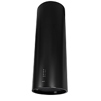 LEEISLA39BLACK ВЫТЯЖКА MAUNFELD LEE ISLA 39 BLACK/ островная вытяжка с потолочным креплением, 1050 м3, кухни до 40м2, 52дБ, LED, электронное управление, в опции угольный фильтр CF172C, черный цвет