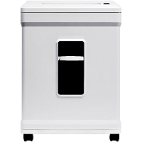 УМ26-5 Уничтожитель документов ГЕЛЕОС УМ26-5, DIN P-5 (5 ур-нь секр.), фрагмент 1,9х10мм, 8-11 лист (70г/м2), CD/пл.карты/скрепки/скобы, 26 литров