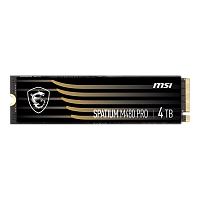 S78-440R050-P83 MSI SSD SPATIUM M480 Pro, 4000GB, M.2(22x80mm), NVMe, PCIe 4.0 x4, 3D TLC, R/W 7400/7000, IOPs 1 000 000/1 000 000, DRAM buffer 2048MB, TBW 3000, DWPD 0.41 (5 лет)