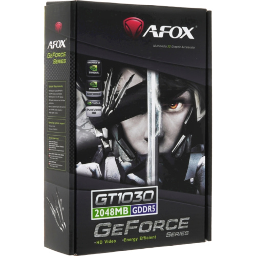 AF1030-2048D5L8 Видеокарта Afox GT1030 2GB GDDR5 64bit DVI HDMI 1FAN LP RTL фото 7 AF1030-2048D5L8 Видеокарта Afox GT1030 2GB GDDR5 64bit DVI HDMI 1FAN LP RTL фото 7