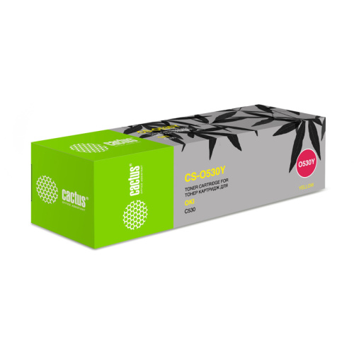 CS-O530Y -/ Картридж лазерный Cactus CS-O530Y 44469752 желтый (5000стр.) для Oki C530