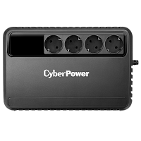 BU1000E ИБП CyberPower BU1000E, Line-Interactive, 1000VA/600W, 4 Schuko розетки, Black, 0.4х0.3х0.3м., 7.8кг./ UPS Line-Interactive CyberPower BU1000E 1000VA/600W (4 EURO)