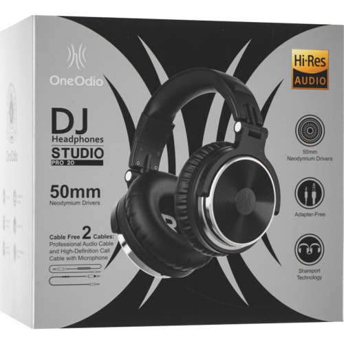 6974028140489 Гарнитура/ Гарнитура ONEODIO Studio Pro 20 Чёрный фото 8 6974028140489 Гарнитура/ Гарнитура ONEODIO Studio Pro 20 Чёрный фото 8