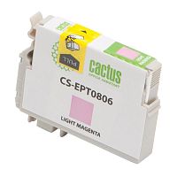 CS-EPT0806 -/ Картридж струйный Cactus CS-EPT0806 T0806 светло-пурпурный (11.4мл) для Epson Stylus Photo P50/PX650