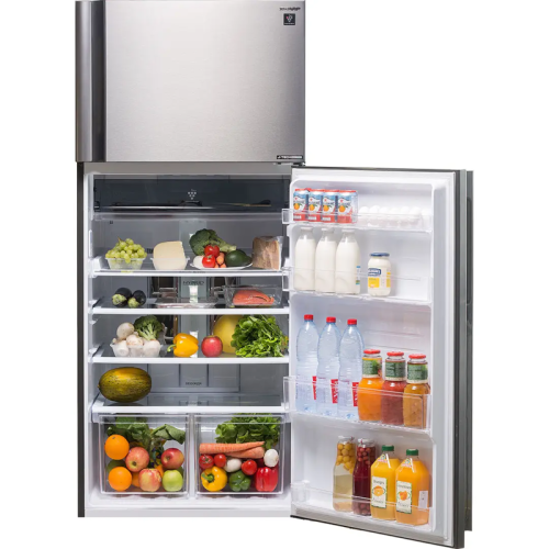 SJXE55PMSL Холодильник Sharp/ Холодильник. 175 см. No Frost. A+ Серебристый. фото 3