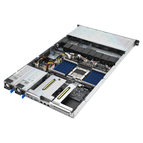 90SF03Y1-M002J0 Серверная платформа/ ASUS RS501A-E12-RS4U, 1U, 1x SP5 LGA6096 (450W), 24x DDR5 6400/4800, 4 x 2.5'' hsb SATA/SAS*/NVMe, 2 x M.2 PCIe/SATA up to 22110, 3x PCIe x16* + 1x OCP3.0, 1x Mgmt port + 1 x 2-Port Intel I350 1GbE LAN, 1+1 1600W фото 8